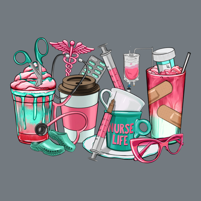 Nurse Coffee Cups Heavyweight Sweatshirt by texasbilliewilder | Teevron