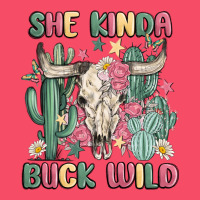 She Kinda Buck Wild Premium Sweatshirt | Teevron