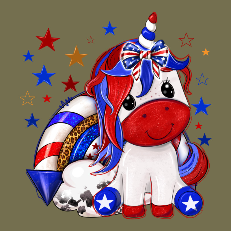 4th Of July American Unicorn Vintage Hoodie by texasbilliewilder | Teevron
