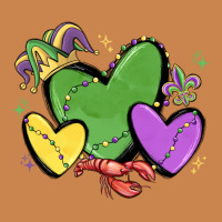 Mardi Gras Hearts Heavyweight Hoodie | Teevron