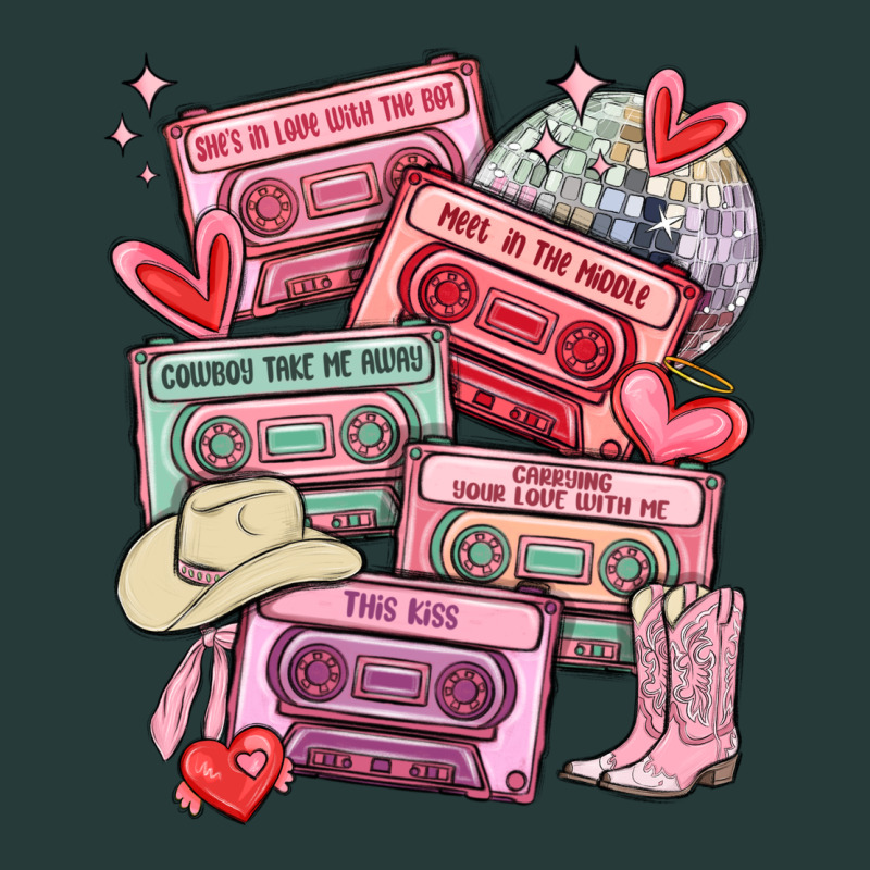 Valentines Day Cassette Tapes Premium Sweatshirt by MaliasSmallBusiness | Teevron