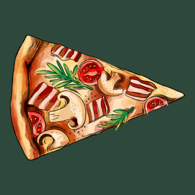 Pizza Slice Zipper Hoodie by AdoDesignShop | Teevron