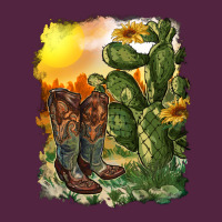 Western Boots With Cactus And Desert Urban Hoodie | Teevron