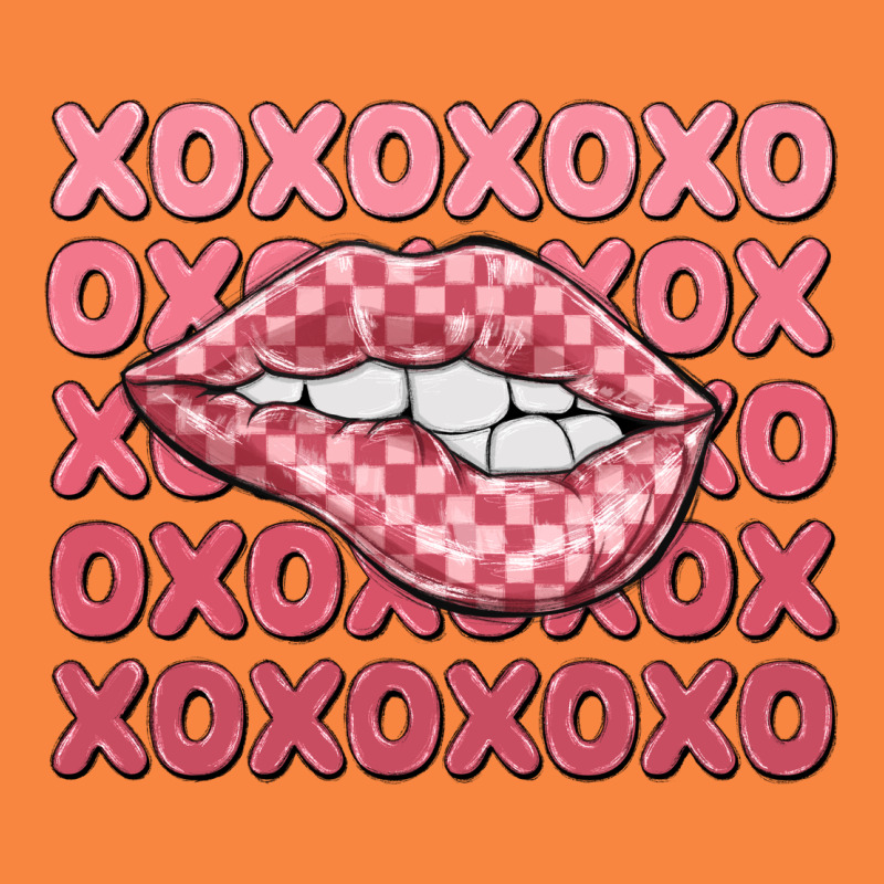 Xoxo Checker Lips Premium Sweatshirt by MaliasSmallBusiness | Teevron