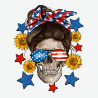 American Mom Skull Urban Heavy Tee | Teevron
