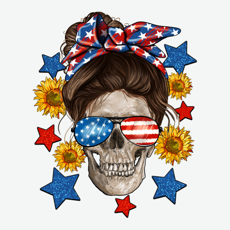American Mom Skull Urban Heavy Tee by Neo Western | Teevron