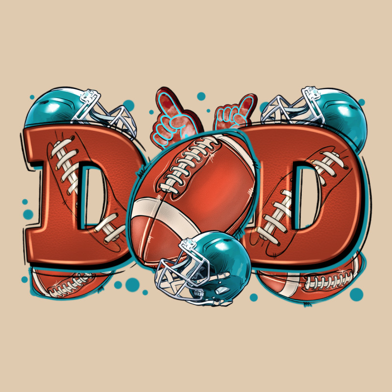 Dad American Football Heavyweight Sweatshirt by Zillion Design Studio | Teevron