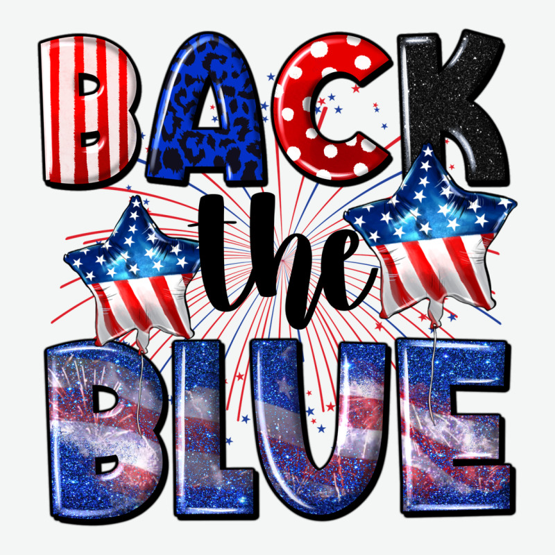 Back The Blue 4th Of July Urban Heavy Tee by CowGirlArtShop | Teevron