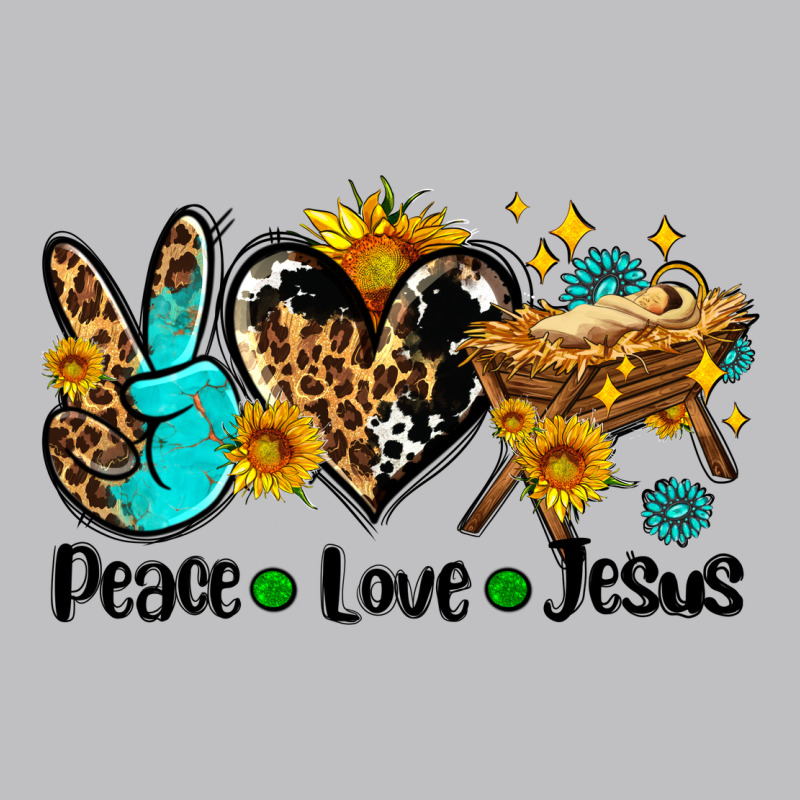 Peace Love Jesus Long Sleeve Tee by AdoDesignShop | Teevron