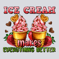 Ice Cream Makes Everything Better Zipper Hoodie | Teevron