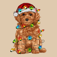 Toy Poodle With Christmas Lights Heavyweight Sweatshirt | Teevron