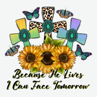 Because He Lives I Can Face Tomorrow Urban Heavy Tee | Teevron