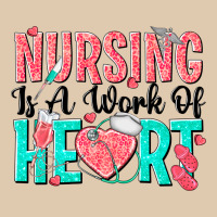Nursing Is A Work Of Heart Heavyweight Sweatshirt | Teevron