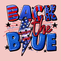Back The Blue With Lightning Bolt 4th Of July Urban Heavy Tee | Teevron