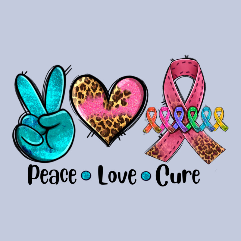 Peace Love  Cure Long Sleeve Tee by AdoDesignShop | Teevron