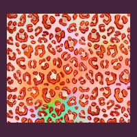 Orange Leopard Glitter Long Sleeve Tee | Teevron