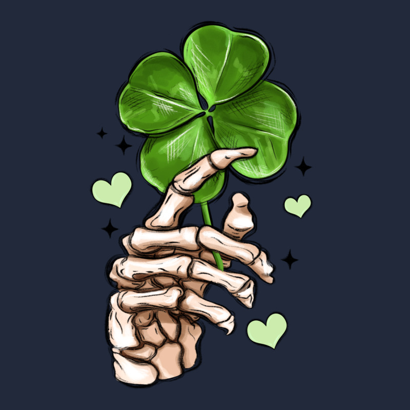 Skeleton Hand With Shamrock St Patrick S Day Premium Sweatshirt by MaliasSmallBusiness | Teevron