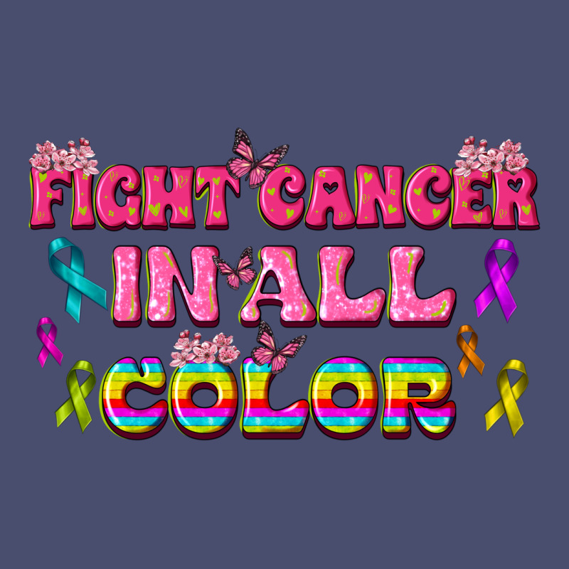 Fight Cancer In All Color Vintage Tee by texasbilliewilder | Teevron