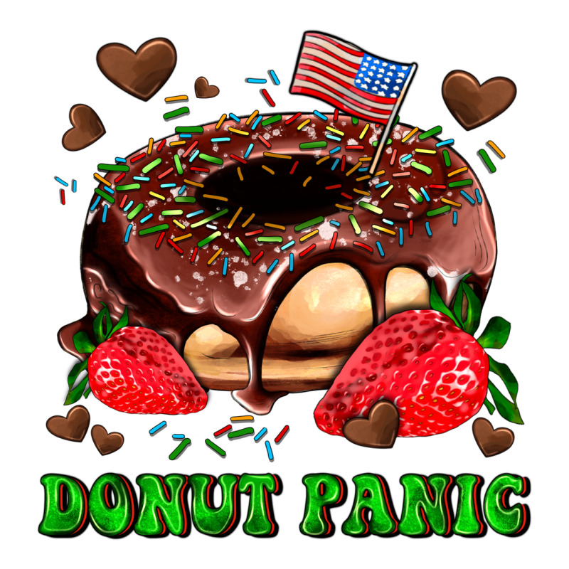 Donut Panic Zipper Hoodie by AdoDesignShop | Teevron