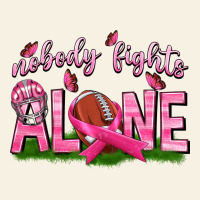 Football Nobody Fights Alone Vintage Tee | Teevron