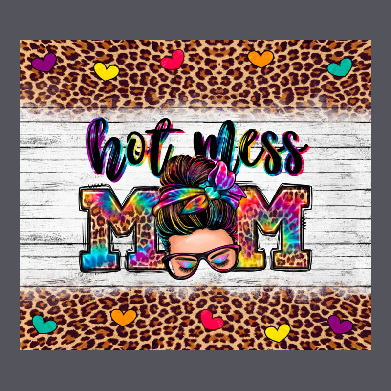 Hot Mess Mom Vintage Hoodie by Zillion Design Studio | Teevron