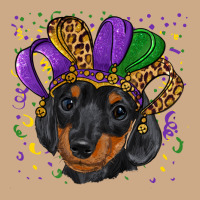 Mardi Gras Hat Dachshund Puppy Vintage Hoodie | Teevron