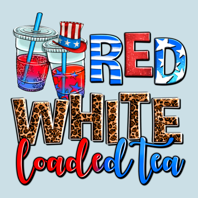 Red White Loaded Tea Ladies Tee by AdoDesignShop | Teevron