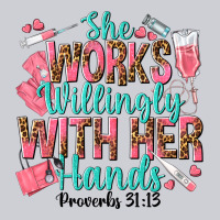 She Works Willingly With Her Hands Heavyweight Sweatshirt | Teevron