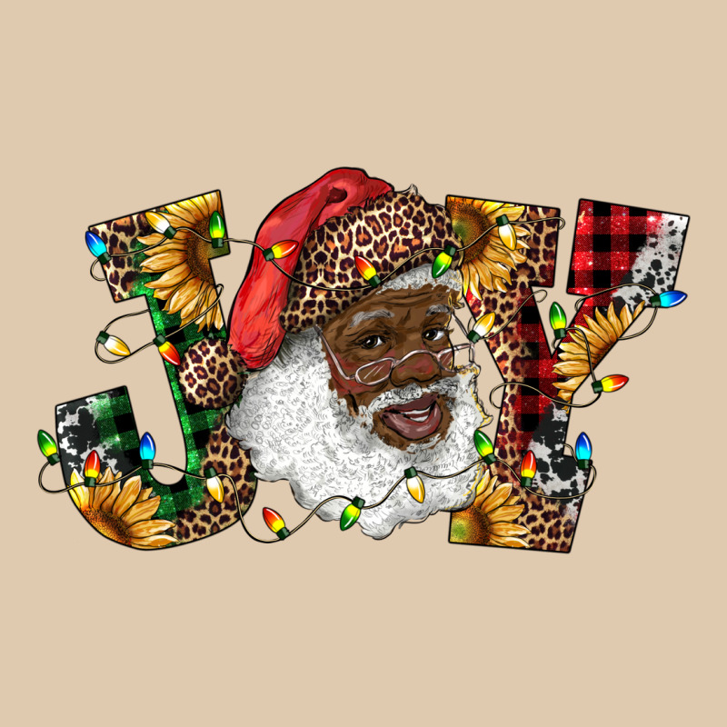 African American Santa Joy With Sunflowers Heavyweight Sweatshirt by RanaPortraitStore | Teevron