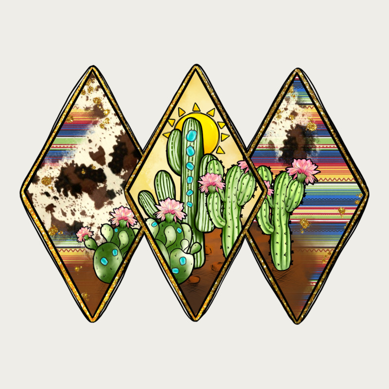 Cactus Serape Cowhide Zipper Hoodie by JahusDesignShop | Teevron