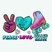 Peace Love Roller Skate Premium Hoodie | Teevron