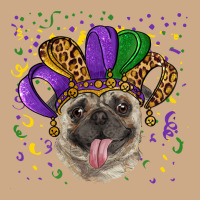 Mardi Gras Hat Pug Vintage Hoodie | Teevron