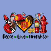Peace Love Firefighter Long Sleeve Tee | Teevron