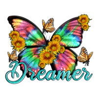 dreamer with Butterfly and sunflowers | Teevron