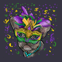 Mardi Gras Mask French Bulldog Vintage Hoodie | Teevron