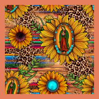 Our Lady Of Guadalupe Sunflower  Seamless Pattern Classic Tee | Teevron