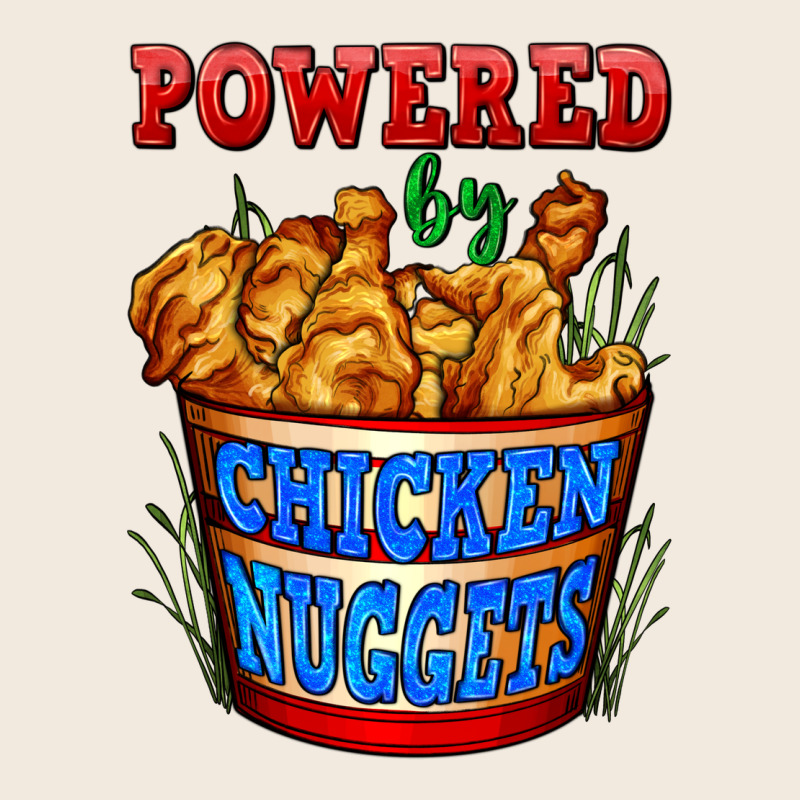 Powered By Chicken Nuggets Zipper Hoodie by AdoDesignShop | Teevron