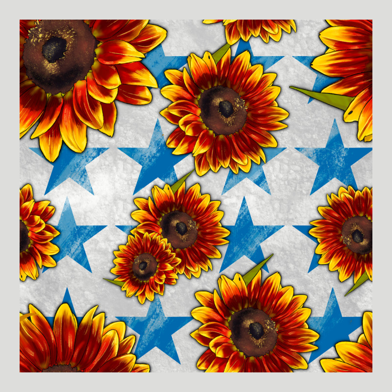 Patriotic Sunflowers And Stars Zipper Hoodie by BundleAndBundleShop | Teevron