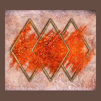 Orange Glitter Long Sleeve Tee | Teevron
