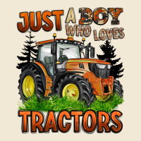 Just A Boy Who Loves Tractors Premium Tee | Teevron