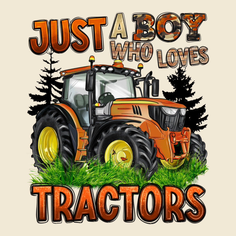 Just A Boy Who Loves Tractors Premium Tee by BarkalooDesign | Teevron