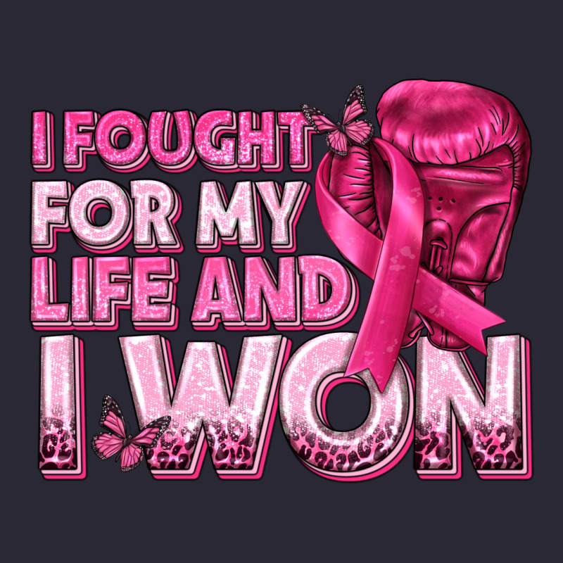 I Fought For My Life And I Won Breast Cancer Vintage Tee by texasbilliewilder | Teevron