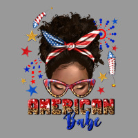 American Babe Afro Messy Bun Vintage Hoodie | Teevron