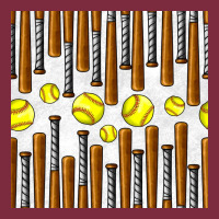 Softball Bat Seamless Pattern Premium Hoodie | Teevron