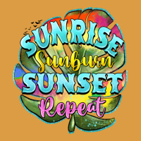 Sunrise Sunburn Sunset Repeat Urban Heavy Tee | Teevron