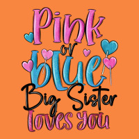 Pink Or Blue Big Sister Loves You Premium Sweatshirt | Teevron