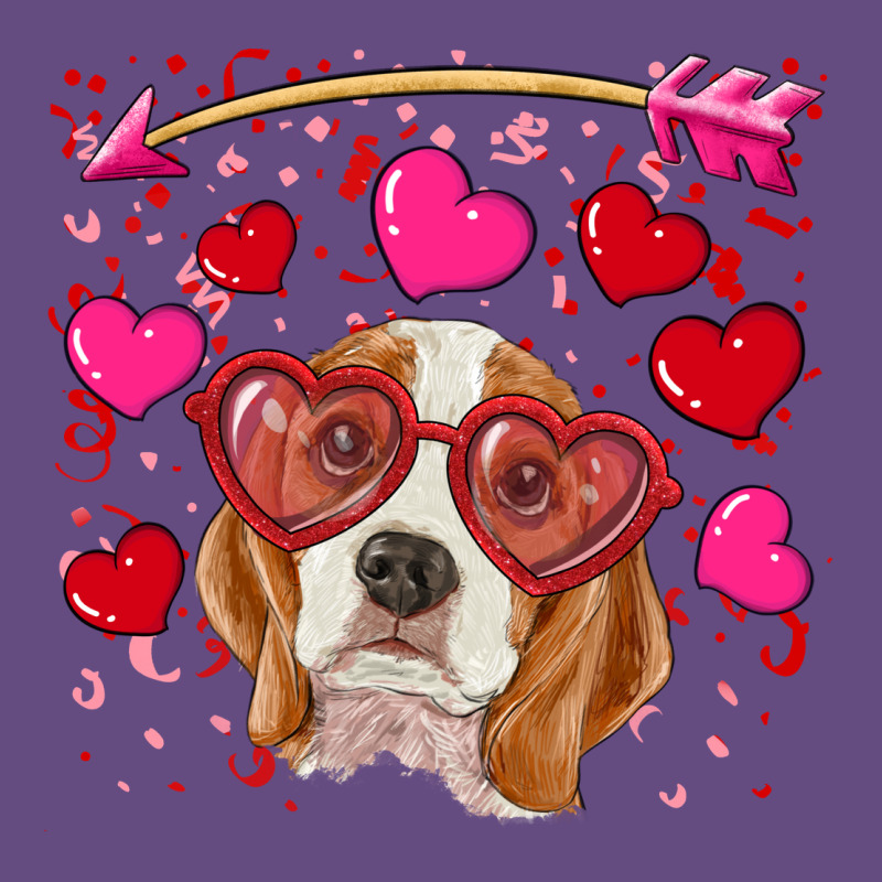 Valentine's Day  Beagle Vintage Hoodie by RanaPortraitStore | Teevron