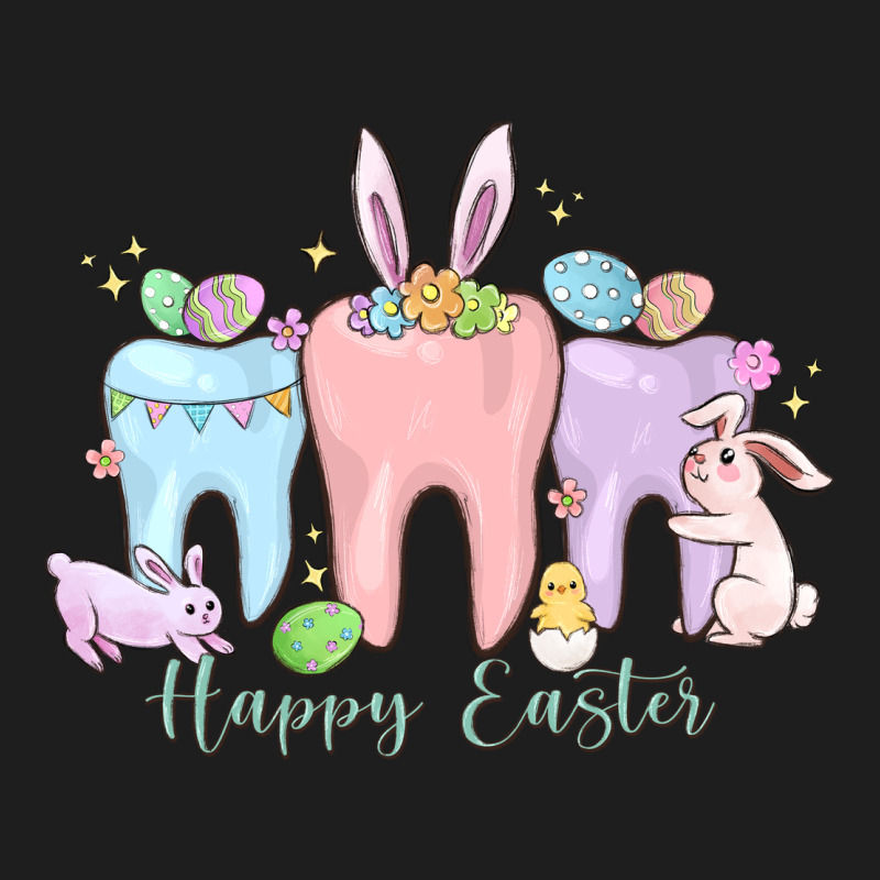 Happy Easter Teeth Heavyweight Hoodie by MaliasSmallBusiness | Teevron