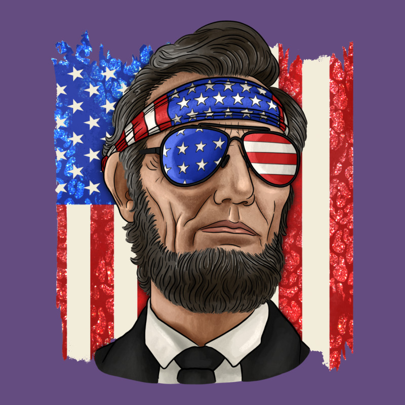 American Flag With Lincoln Vintage Hoodie by texasbilliewilder | Teevron