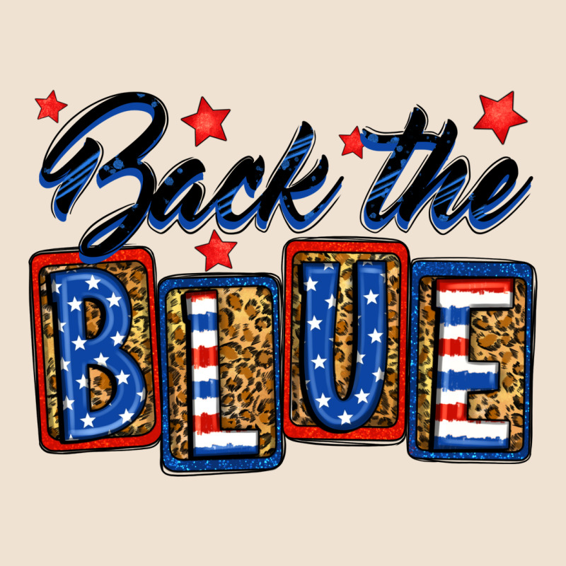 Back The Blue Urban Heavy Tee by Neo Western | Teevron